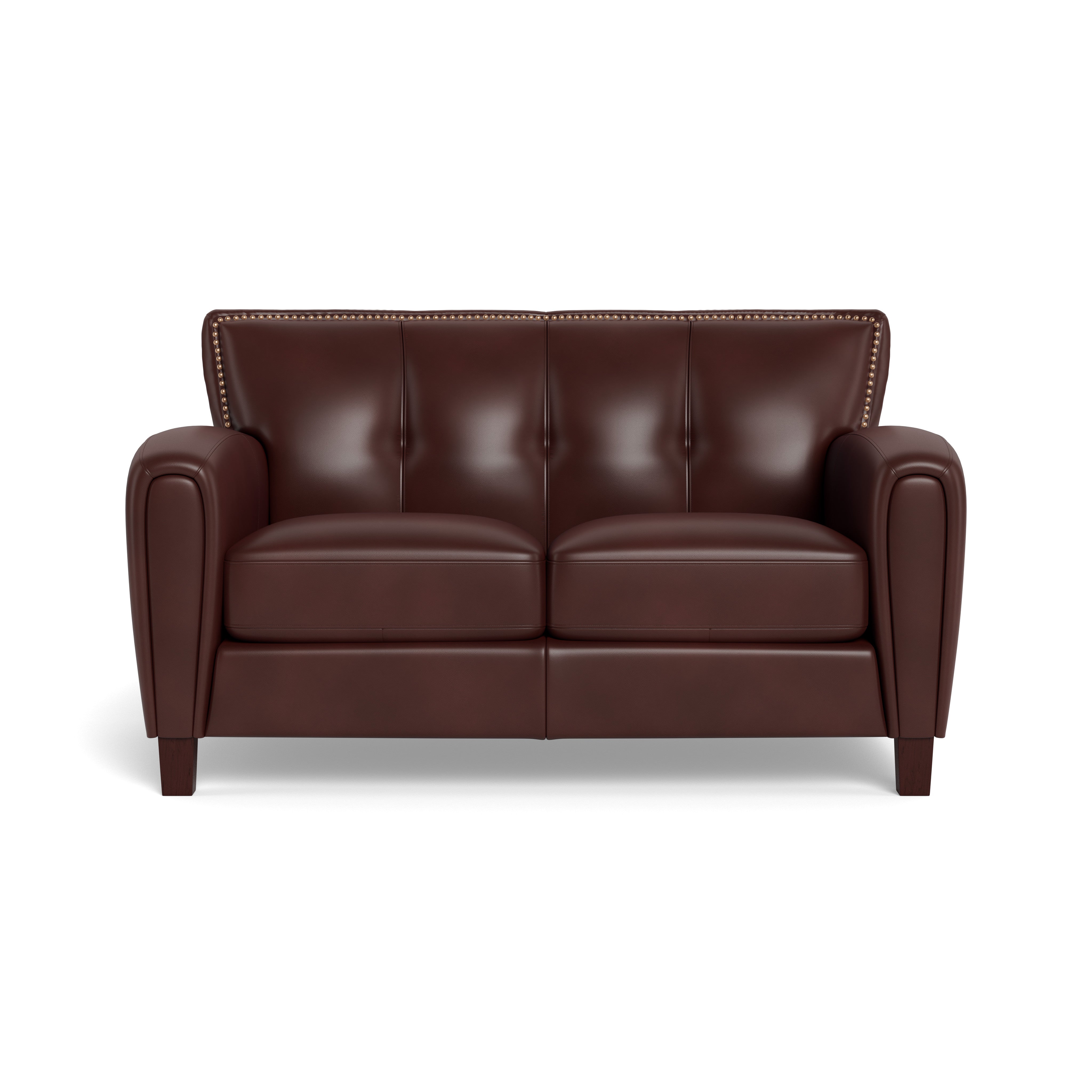 Weldon Leather Sofa Collection, Raisin Brown